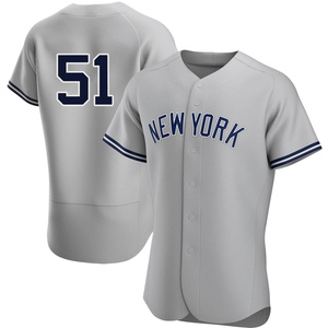Men's New York Yankees Bernie Williams Authentic Gray Road Jersey