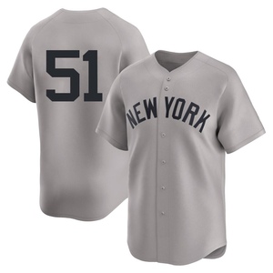 Men's New York Yankees Bernie Williams Limited Gray Away 2nd Jersey