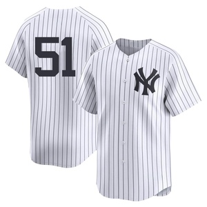 Men's New York Yankees Bernie Williams Limited White Yankee Home 2nd Jersey