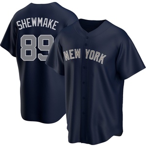 Men's New York Yankees Braden Shewmake Replica Navy Alternate Jersey