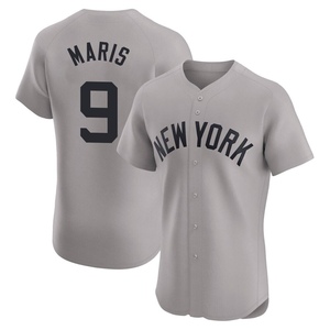 Men's New York Yankees Roger Maris Elite Gray Road Jersey