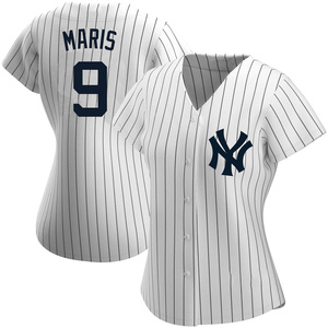 Women's New York Yankees Roger Maris Authentic White Home Name Jersey