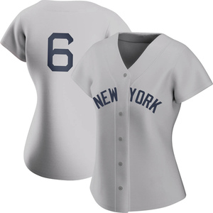 Women's New York Yankees Roy White Authentic White Gray 2021 Field of Dreams Jersey