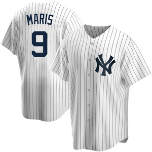 Youth New York Yankees Roger Maris Replica White Home Jersey